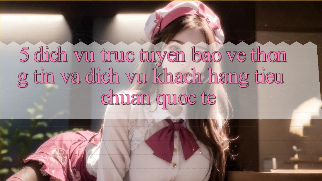 5. Dịch vụ trực tuyến Bảo vệ thông tin Và Dịch Vụ Khách Hàng Tiêu Chuẩn Quốc Tế 5. Dịch vụ trực tuyến Bảo vệ thông tin Và Dịch Vụ Khách Hàng Tiêu Chuẩn Quốc Tế
