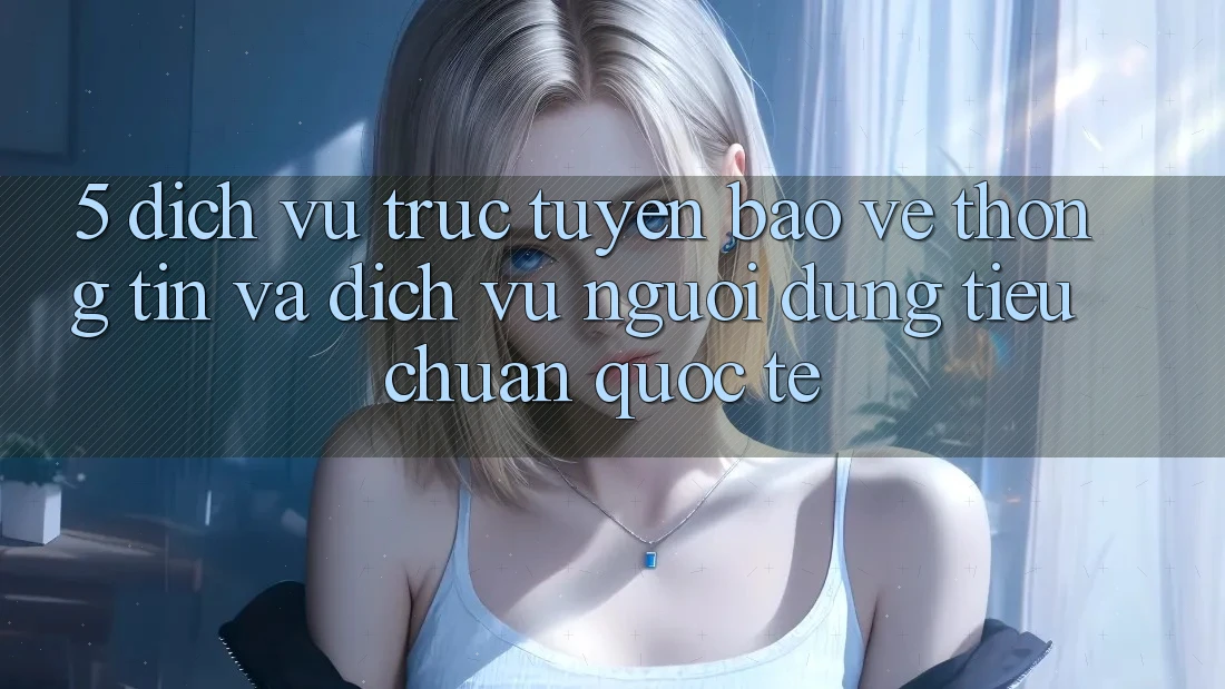 5. Dịch vụ trực tuyến Bảo vệ thông tin Và Dịch Vụ Người dùng Tiêu Chuẩn Quốc Tế 5. Dịch vụ trực tuyến Bảo vệ thông tin Và Dịch Vụ Người dùng Tiêu Chuẩn Quốc Tế