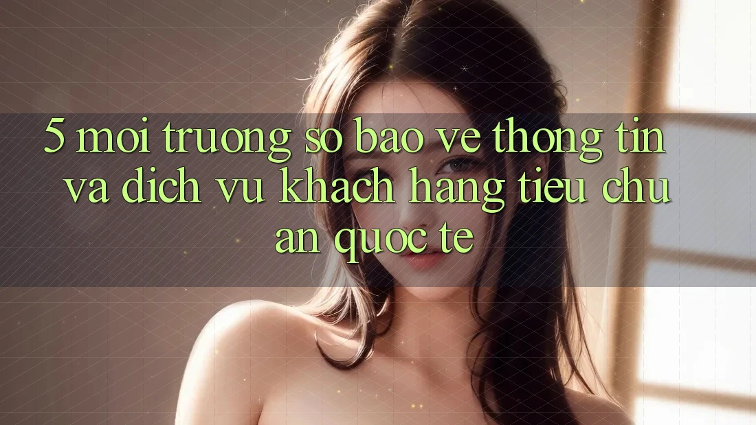 5. Môi trường số Bảo vệ thông tin Và Dịch Vụ Khách Hàng Tiêu Chuẩn Quốc Tế