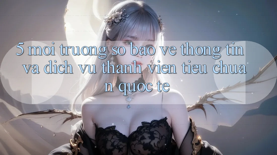 5. Môi trường số Bảo vệ thông tin Và Dịch Vụ Thành viên Tiêu Chuẩn Quốc Tế