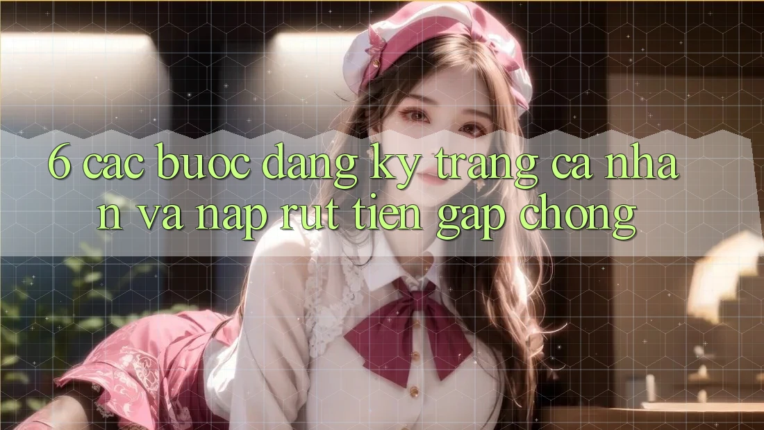 6. Các bước Đăng Ký Trang cá nhân Và Nạp/Rút Tiền Gấp Chóng