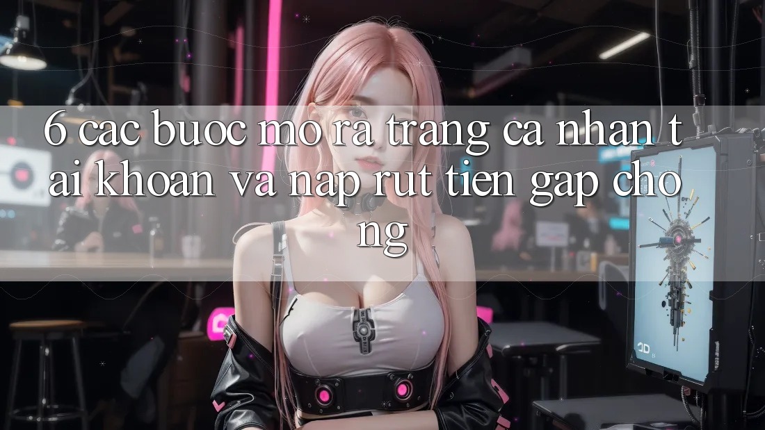 6. Các bước Mở ra trang cá nhân Tài Khoản Và Nạp/Rút Tiền Gấp Chóng