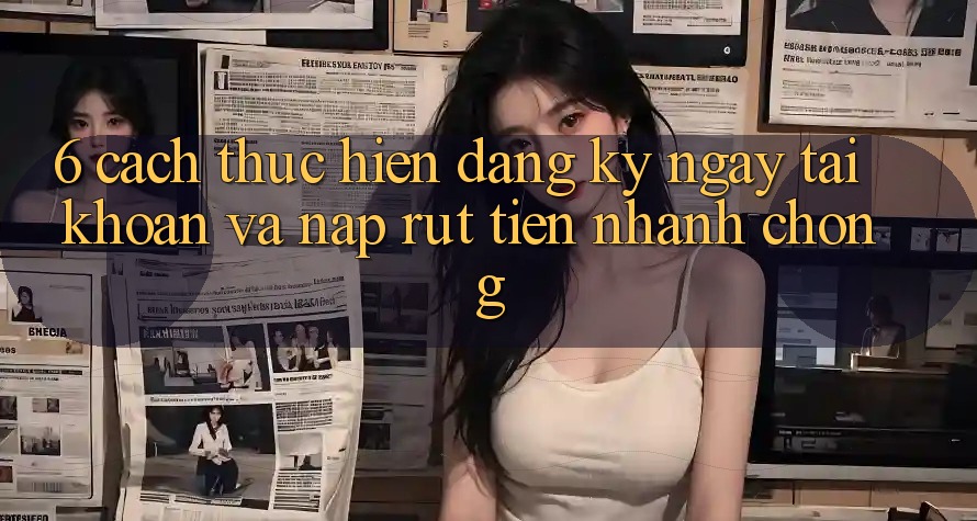 6. Cách thực hiện Đăng ký ngay Tài Khoản Và Nạp/Rút Tiền Nhanh chóng