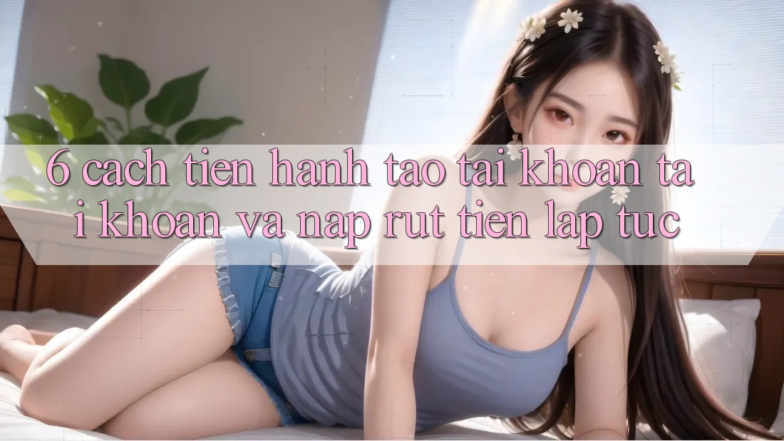 6. Cách tiến hành Tạo tài khoản Tài Khoản Và Nạp/Rút Tiền Lập tức 6. Cách tiến hành Tạo tài khoản Tài Khoản Và Nạp/Rút Tiền Lập tức
