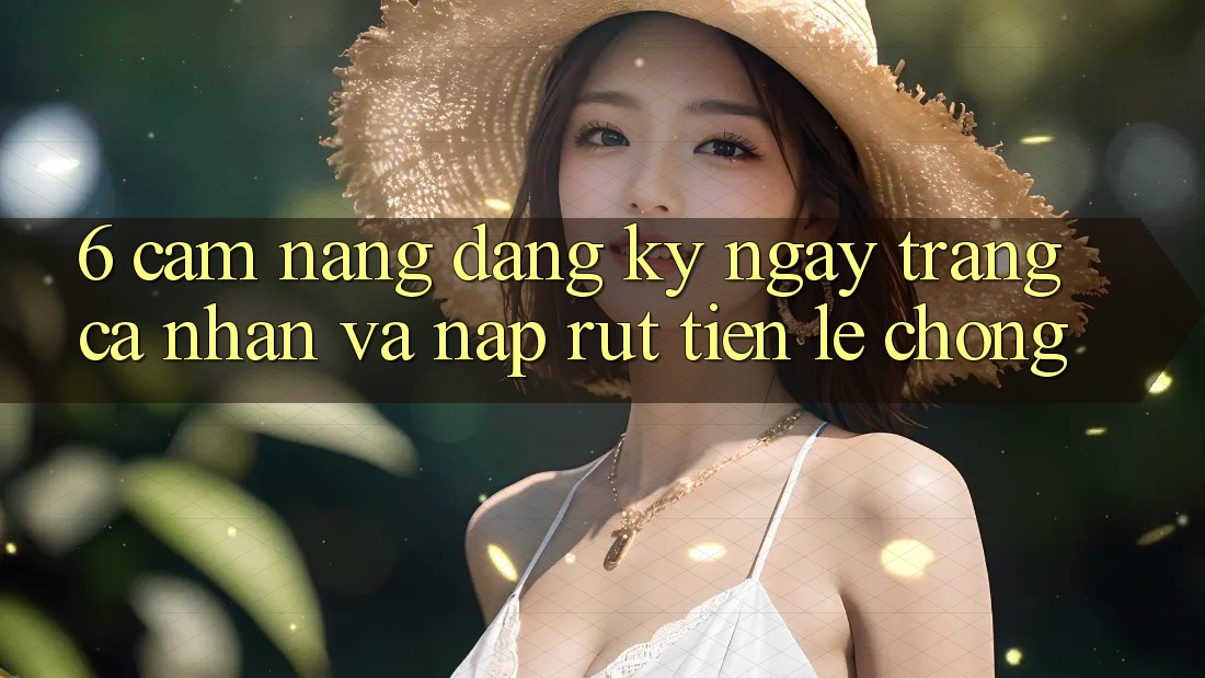 6. Cẩm nang Đăng ký ngay Trang cá nhân Và Nạp/Rút Tiền Lẹ Chóng 6. Cẩm nang Đăng ký ngay Trang cá nhân Và Nạp/Rút Tiền Lẹ Chóng