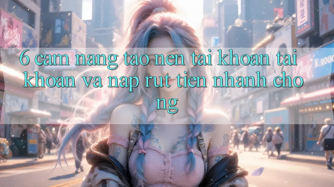 6. Cẩm nang Tạo nên tài khoản Tài Khoản Và Nạp/Rút Tiền Nhanh Chóng 6. Cẩm nang Tạo nên tài khoản Tài Khoản Và Nạp/Rút Tiền Nhanh Chóng