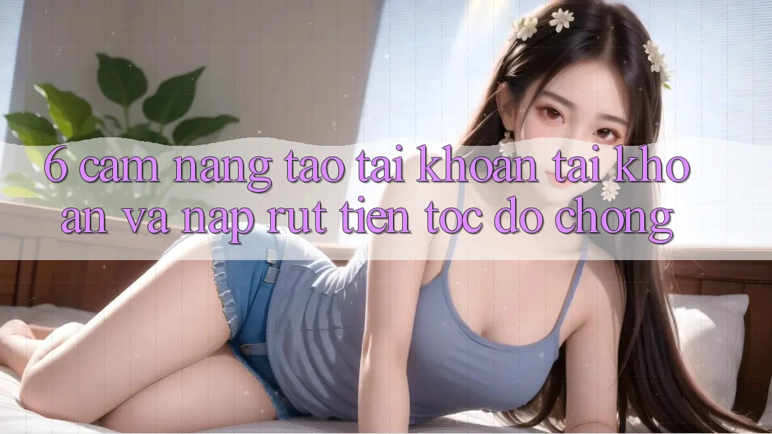 6. Cẩm nang Tạo tài khoản Tài Khoản Và Nạp/Rút Tiền Tốc độ Chóng