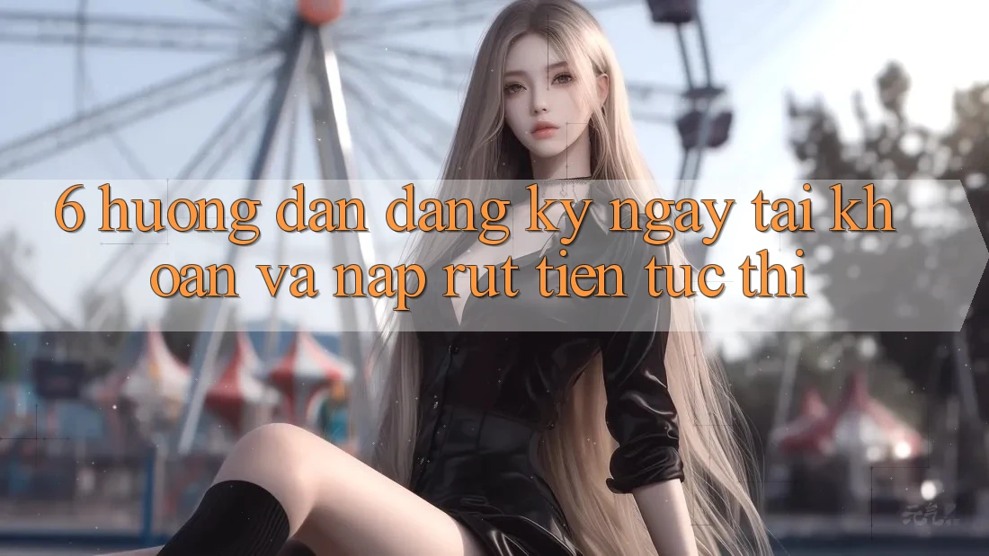 6. Hướng Dẫn Đăng ký ngay Tài Khoản Và Nạp/Rút Tiền Tức thì