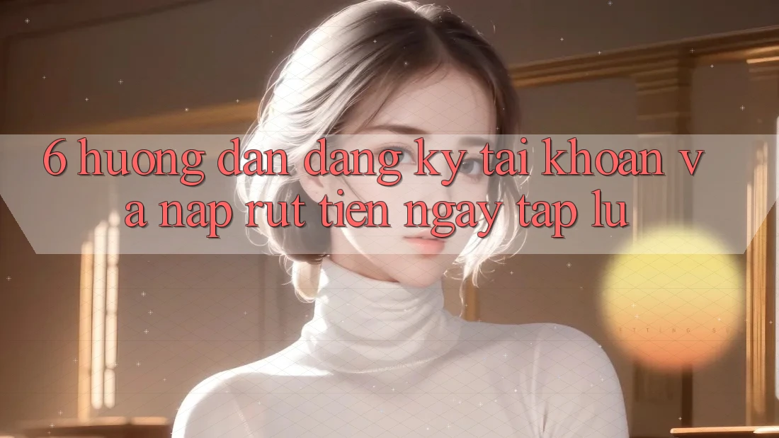 6. Hướng Dẫn Đăng Ký Tài Khoản Và Nạp/Rút Tiền Ngay tắp lự