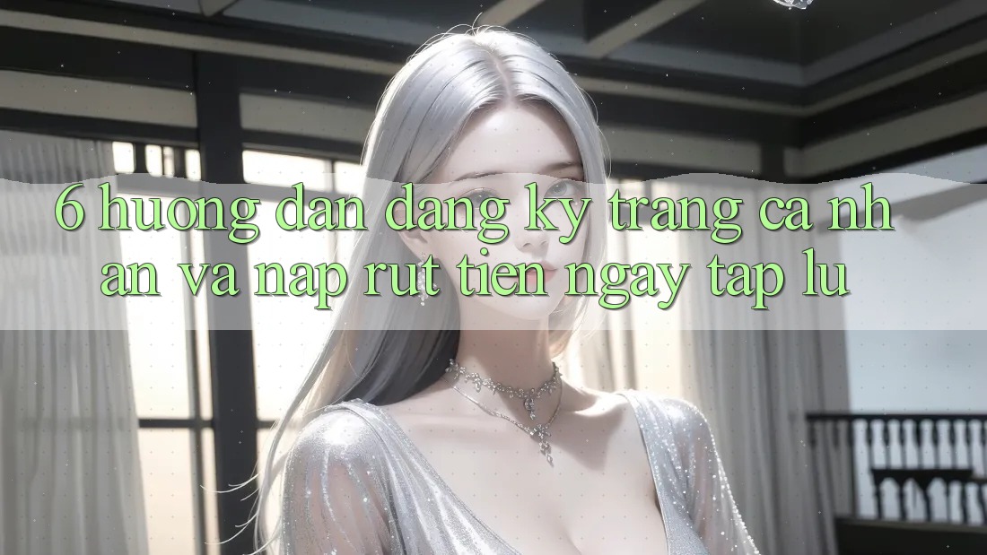 6. Hướng Dẫn Đăng ký Trang cá nhân Và Nạp/Rút Tiền Ngay tắp lự 6. Hướng Dẫn Đăng ký Trang cá nhân Và Nạp/Rút Tiền Ngay tắp lự