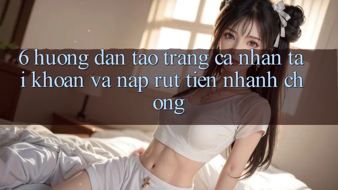 6. Hướng Dẫn Tạo trang cá nhân Tài Khoản Và Nạp/Rút Tiền Nhanh chóng 6. Hướng Dẫn Tạo trang cá nhân Tài Khoản Và Nạp/Rút Tiền Nhanh chóng