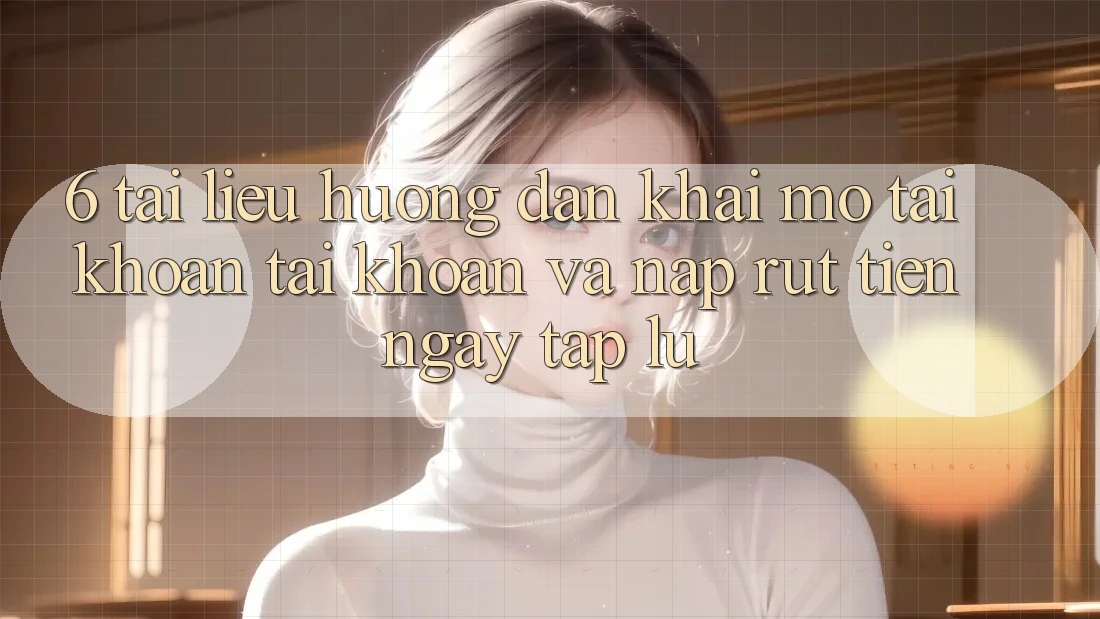 6. Tài liệu hướng dẫn Khai mở tài khoản Tài Khoản Và Nạp/Rút Tiền Ngay tắp lự 6. Tài liệu hướng dẫn Khai mở tài khoản Tài Khoản Và Nạp/Rút Tiền Ngay tắp lự