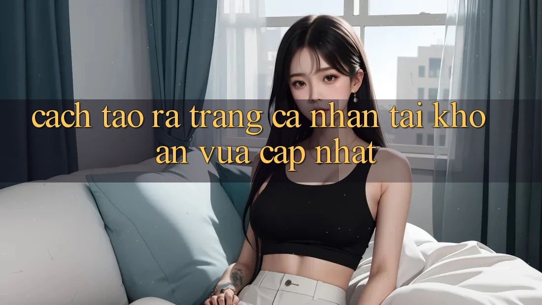 Cách Tạo ra trang cá nhân Tài Khoản Vừa cập nhật