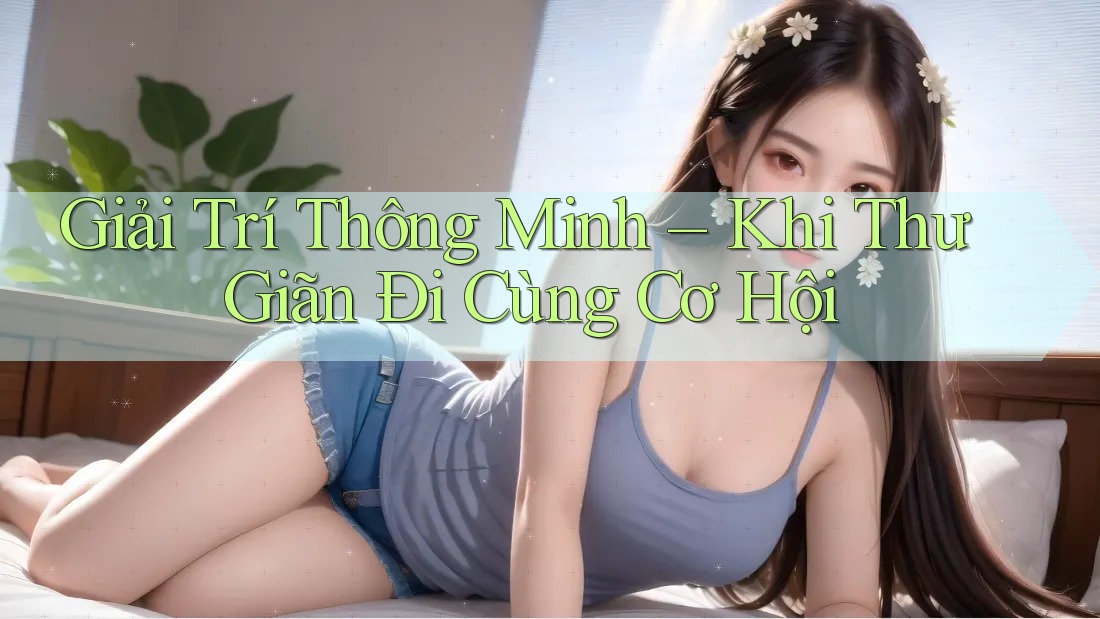 Giải Trí Thông Minh – Khi Thư Giãn Đi Cùng Cơ Hội Giải Trí Thông Minh – Khi Thư Giãn Đi Cùng Cơ Hội