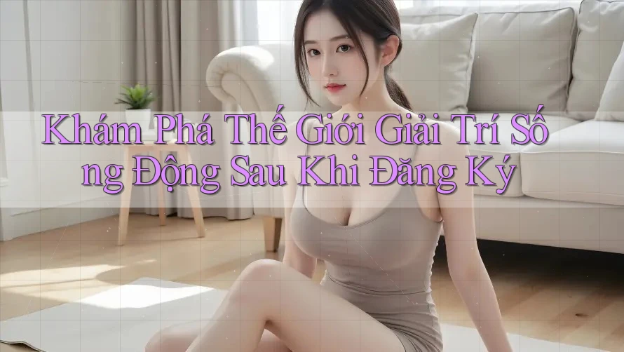 Khám Phá Thế Giới Giải Trí Sống Động Sau Khi Đăng Ký Khám Phá Thế Giới Giải Trí Sống Động Sau Khi Đăng Ký