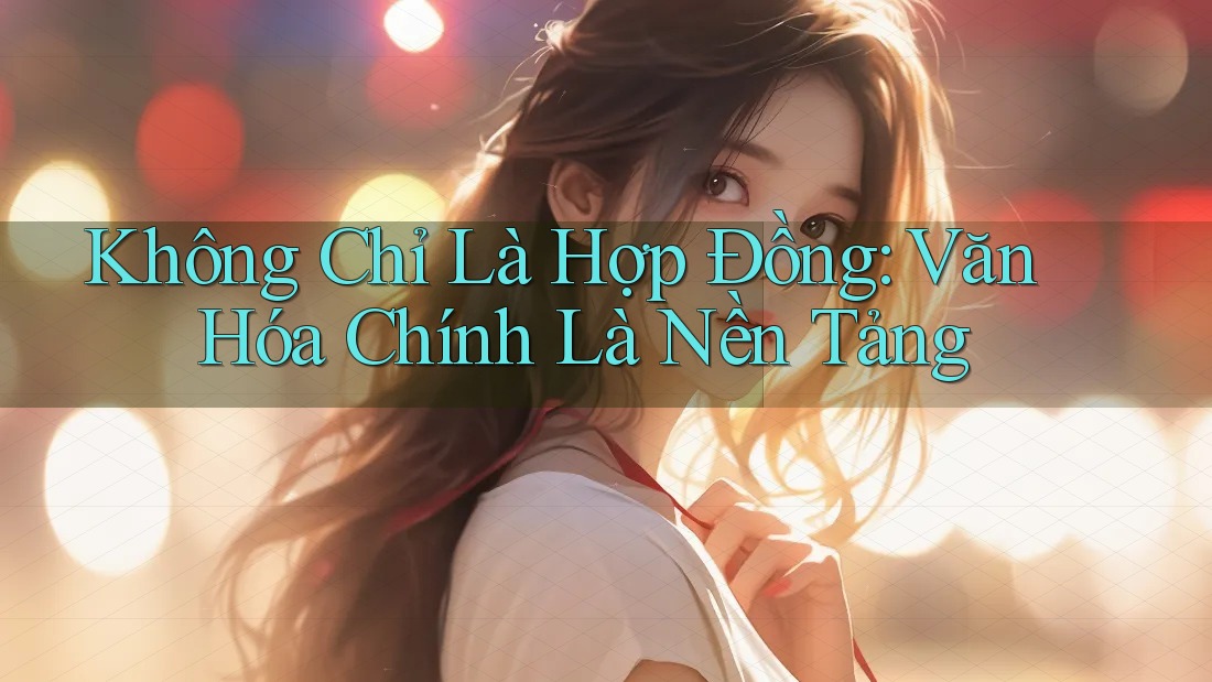 Không Chỉ Là Hợp Đồng: Văn Hóa Chính Là Nền Tảng Không Chỉ Là Hợp Đồng: Văn Hóa Chính Là Nền Tảng
