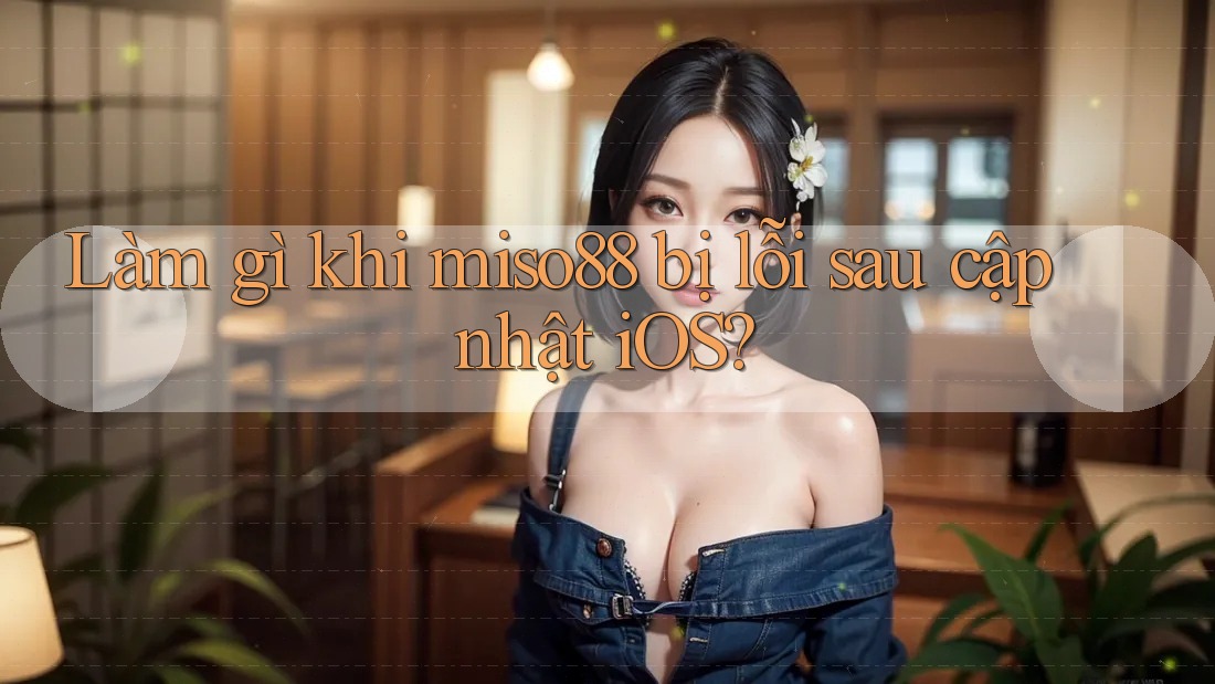 Làm gì khi miso88 bị lỗi sau cập nhật iOS?