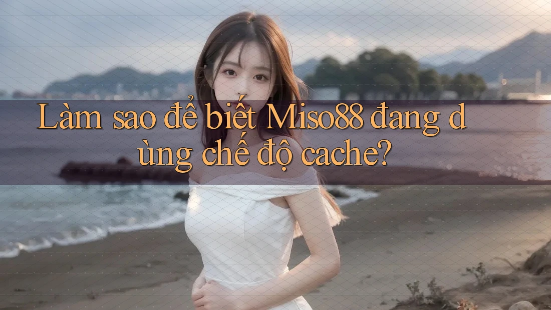 Làm sao để biết Miso88 đang dùng chế độ cache? Làm sao để biết Miso88 đang dùng chế độ cache?