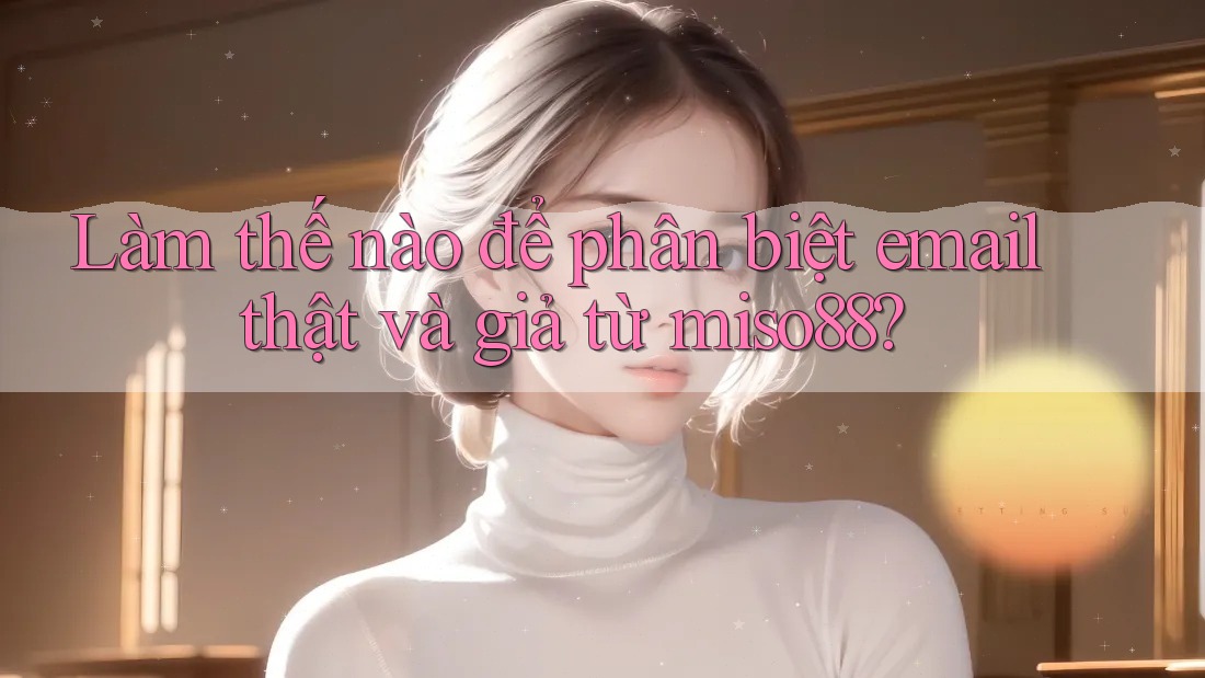 Làm thế nào để phân biệt email thật và giả từ miso88? Làm thế nào để phân biệt email thật và giả từ miso88?