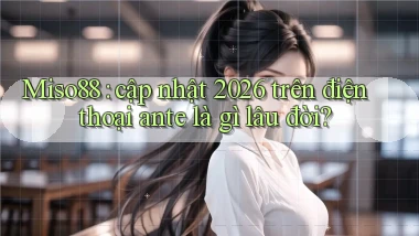 Miso88 cập nhật 2026 trên điện thoại ante là gì lâu đời