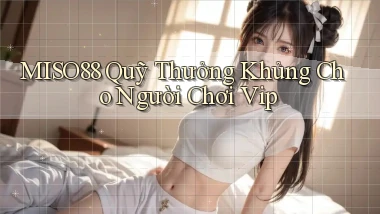 miso88  quỹ thưởng khủng cho người chơi vip
