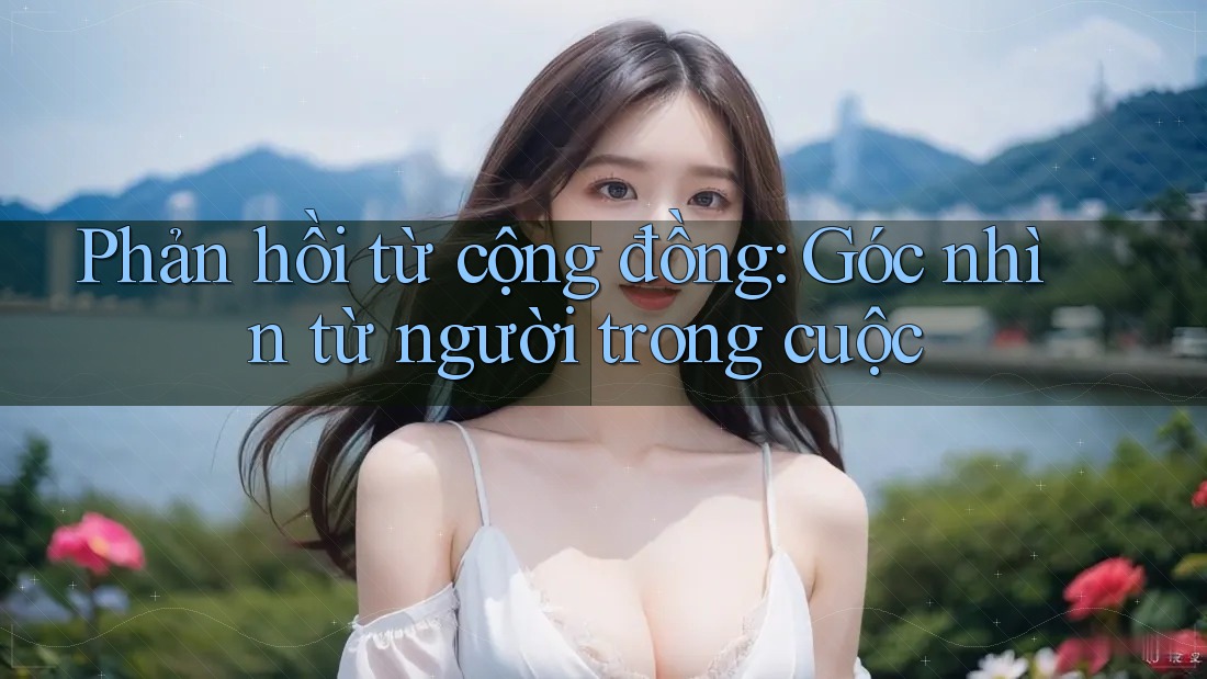Phản hồi từ cộng đồng: Góc nhìn từ người trong cuộc Phản hồi từ cộng đồng: Góc nhìn từ người trong cuộc