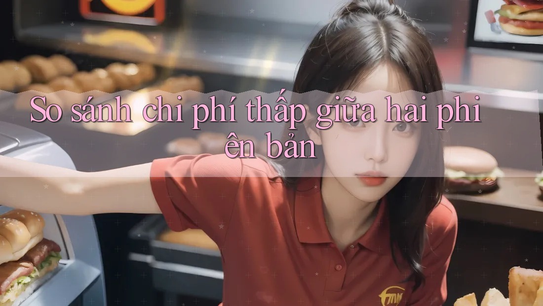 So sánh chi phí thấp giữa hai phiên bản So sánh chi phí thấp giữa hai phiên bản