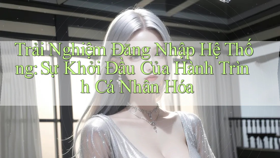 Trải Nghiệm Đăng Nhập Hệ Thống: Sự Khởi Đầu Của Hành Trình Cá Nhân Hóa