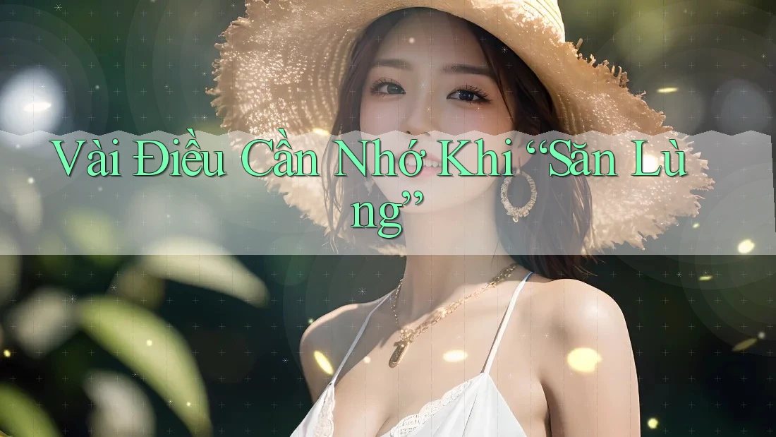 Vài Điều Cần Nhớ Khi “Săn Lùng”